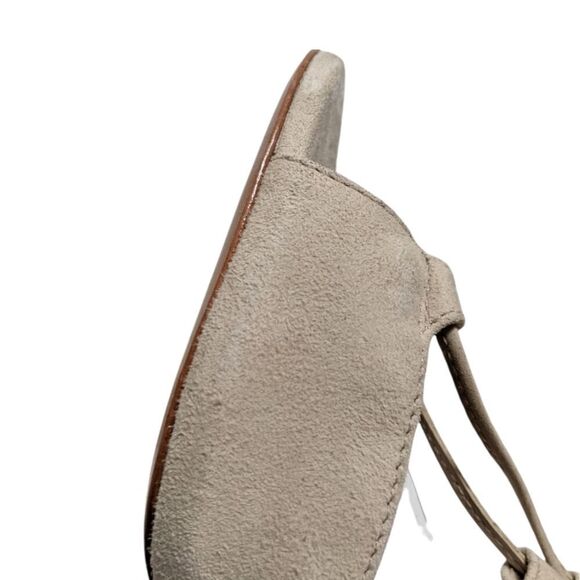 NWOB SCHUTZ Clove Suede Ankle Wrap Lace-Up Heels 10 - Picture 9 of 13